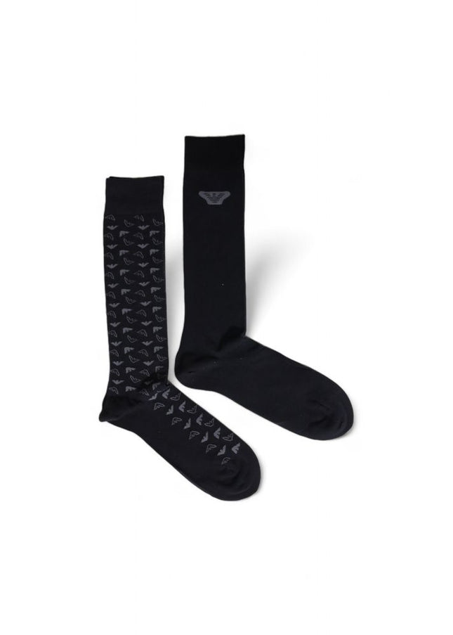 Emporio Armani Underwear Black Cotton Sock