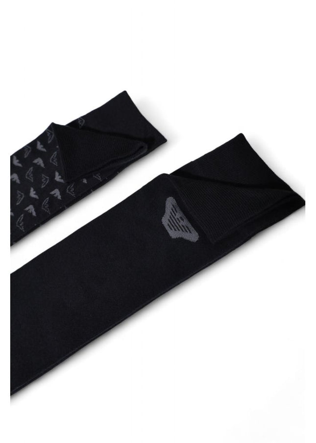 Emporio Armani Underwear Black Cotton Sock