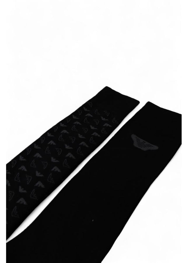 Emporio Armani Underwear Black Cotton Sock