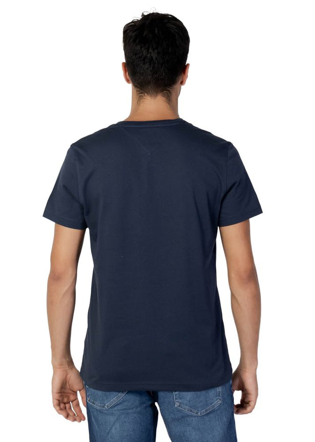 Tommy Hilfiger Jeans Blue Cotton T-Shirt