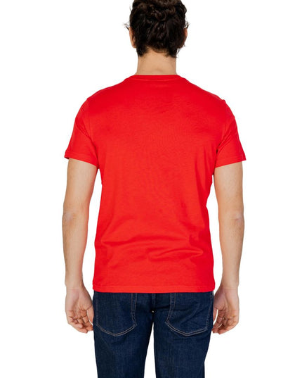 Emporio Armani Underwear Red Cotton T-Shirt