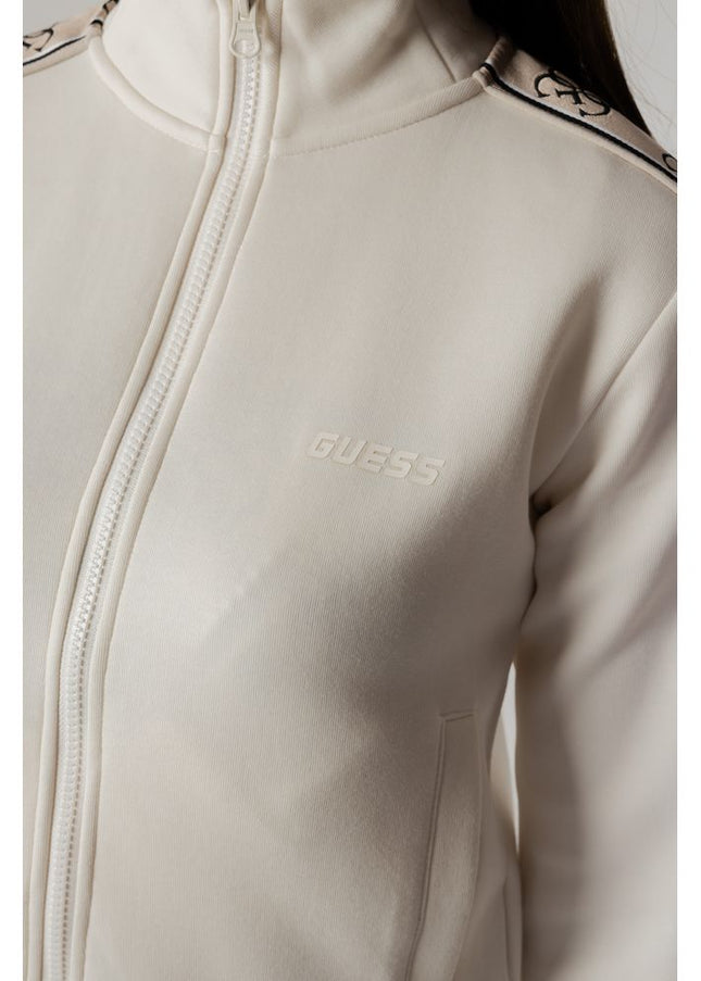 Guess Active White Cotton Sweater