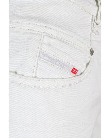 Diesel White Cotton Jeans & Pant