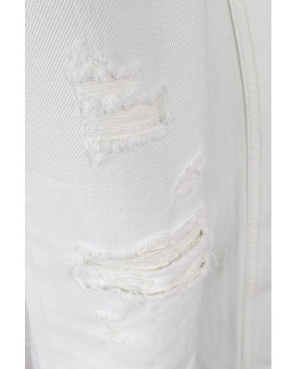 Diesel White Cotton Jeans & Pant