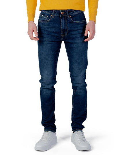 Gas Blue Cotton Jeans & Pant