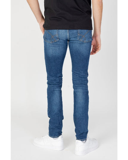 Gas Blue Cotton Jeans & Pant