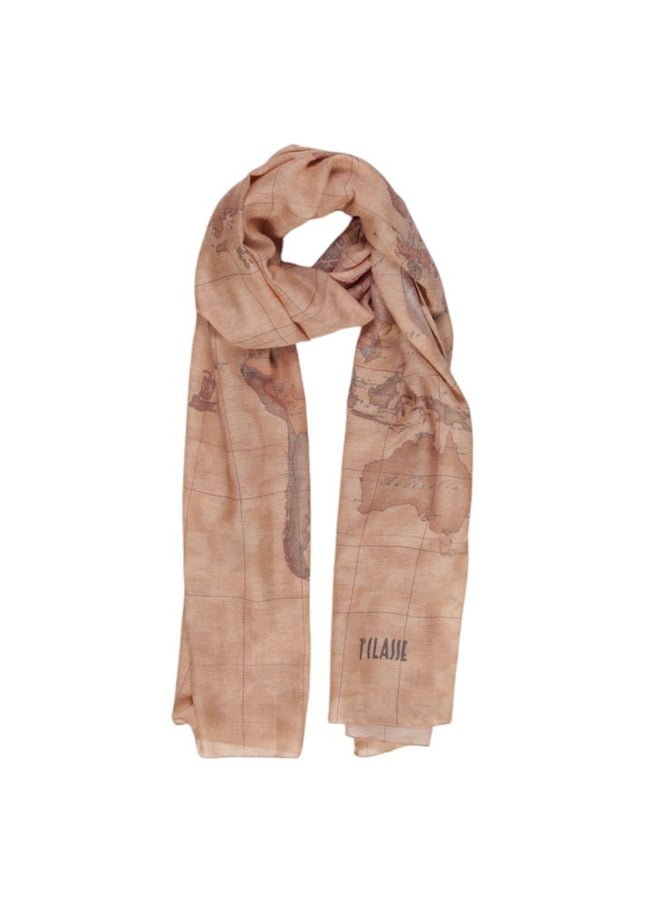 Alviero Martini Prima Classe Beige Polyester Scarf