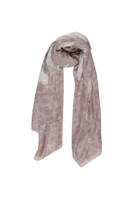 Alviero Martini Prima Classe Gray Polyester Scarf