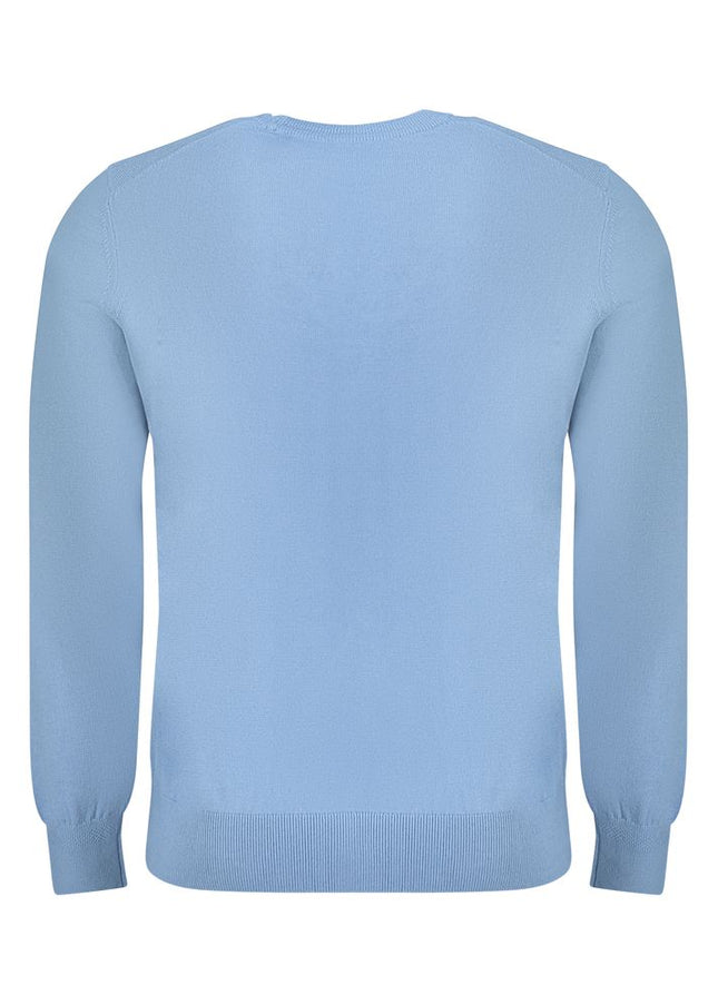 Hugo Boss Blue Cotton Sweater