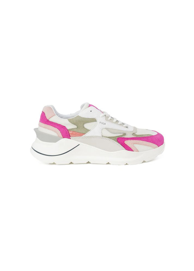 D.A.T.E Pink Suede Sneaker