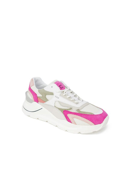 D.A.T.E Pink Suede Sneaker