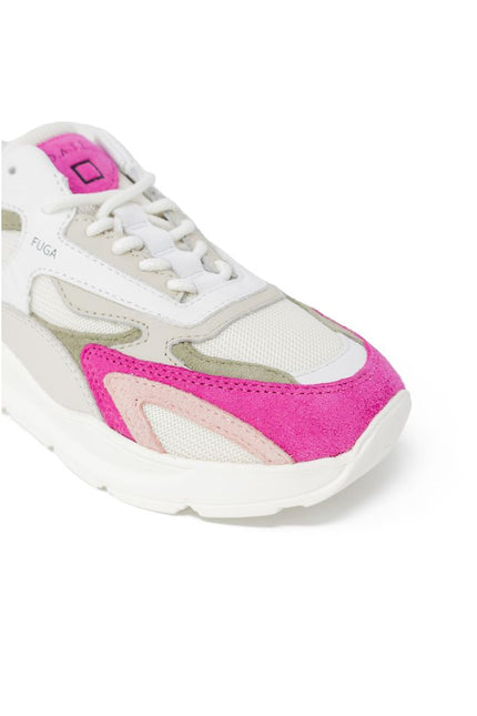 D.A.T.E Pink Suede Sneaker