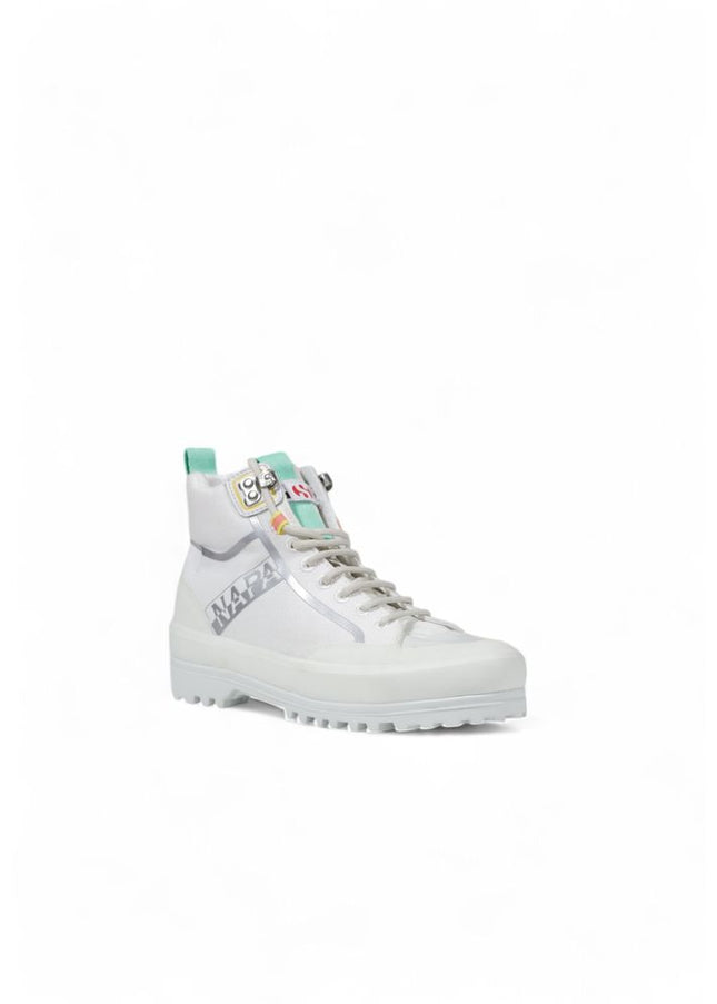 Superga White Fabric Sneaker