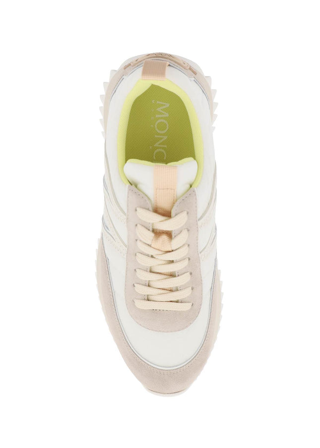 Moncler pacey sneakers in nylon and suede leather.