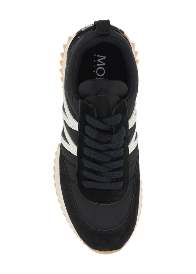 Moncler pacey sneakers in nylon and suede leather.