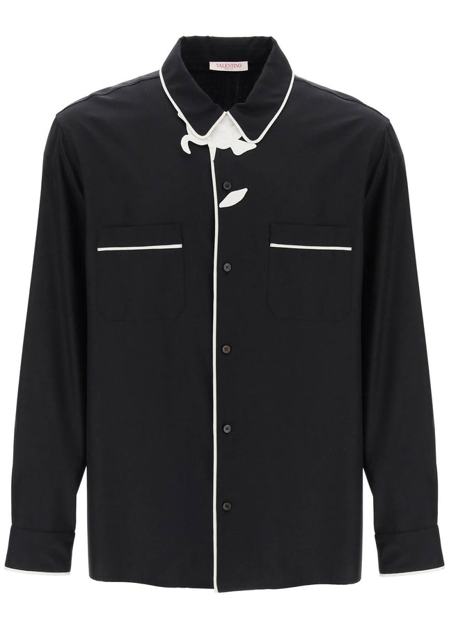 Valentino Garavani "pyjama-style shirt with flower