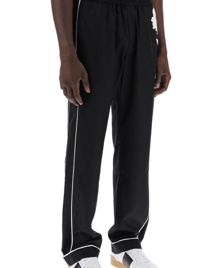 Valentino Garavani silk poplin trousers in eight