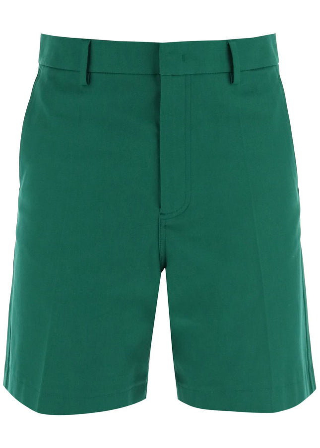 Valentino Garavani "canvas bermuda shorts with v detail"