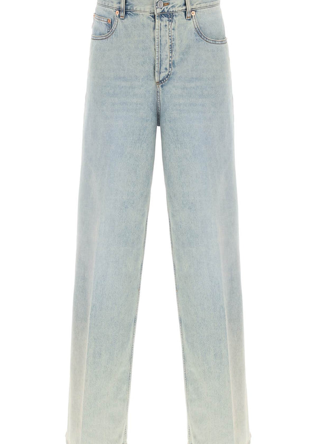 Valentino Garavani oversized jeans with v detail