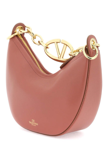 Valentino garavani mini vlogo moon bag in nappa leather with chain-Bag-Valentino GARAVANI-os-Urbanheer