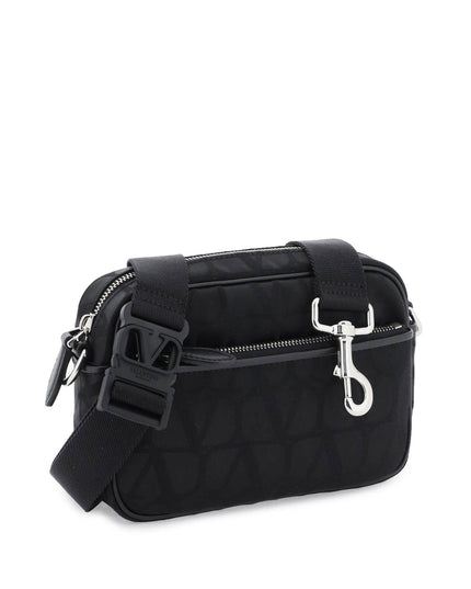 Valentino Garavani black iconographe crossbody bag