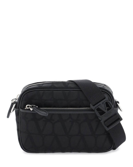 Valentino Garavani black iconographe crossbody bag