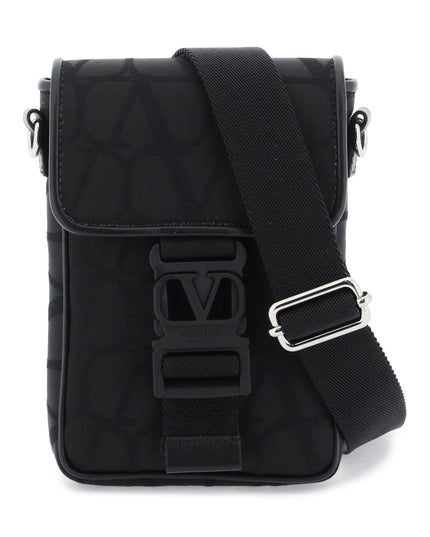 Valentino Garavani black iconographe mini crossbody bag