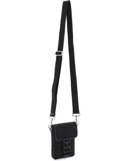 Valentino Garavani black iconographe mini crossbody bag