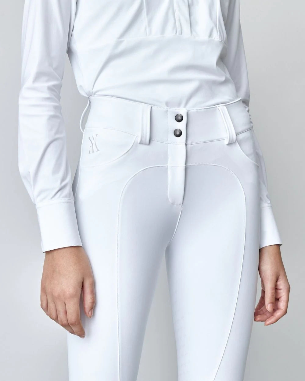 Compression Performance Breeches White-Breeches-Yagya-Urbanheer