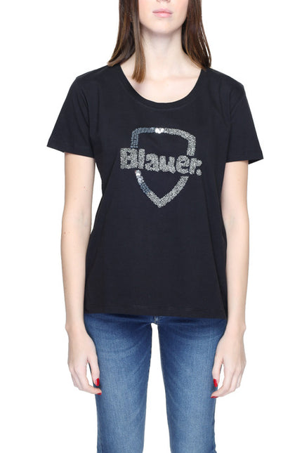 Blauer Women T-Shirt-Clothing T-shirts-Blauer-black-XS-Urbanheer