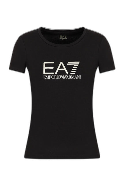Ea7 Women T-Shirt-Clothing T-shirts-Ea7-black-XS-Urbanheer