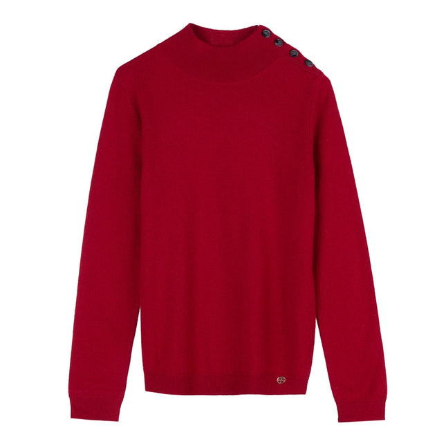 Odette Sweater Red-Sweater-Bel Cashmere-S-Urbanheer