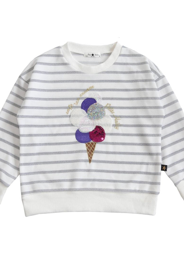 Ice Cream Sweatshirt-PATITE HAILEY-Urbanheer