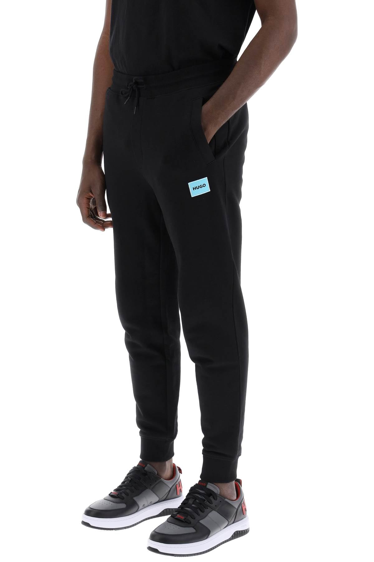 Hugo cotton doak jogger pants Black-Pants-Hugo-Urbanheer