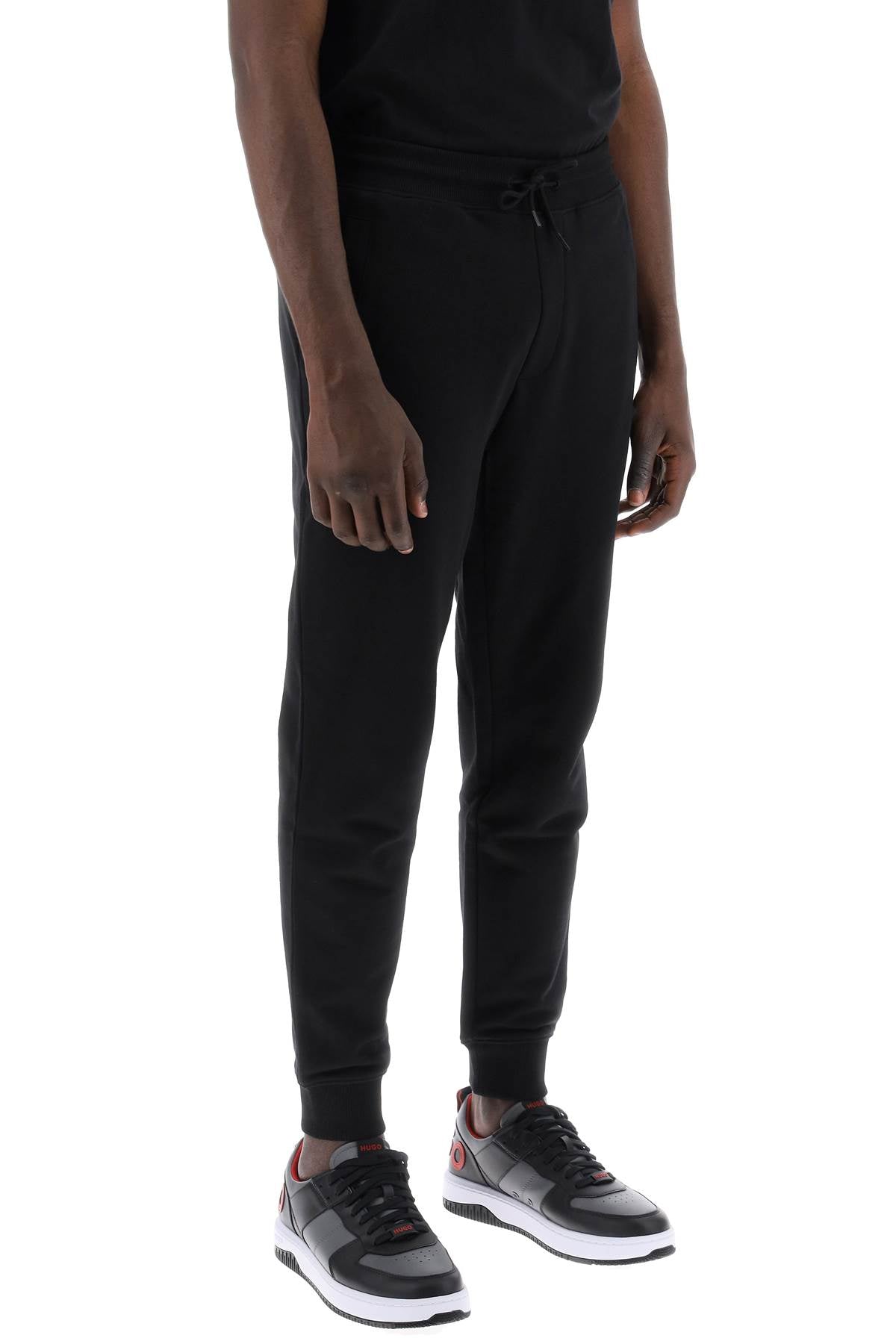 Hugo cotton doak jogger pants Black-Pants-Hugo-Urbanheer