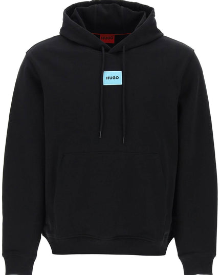 Hugo logo patch hoodie Black-Hoodie-Hugo-L-Urbanheer