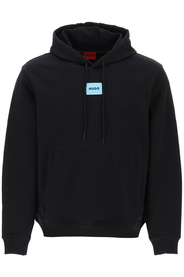 Hugo logo patch hoodie Black-Hoodie-Hugo-L-Urbanheer