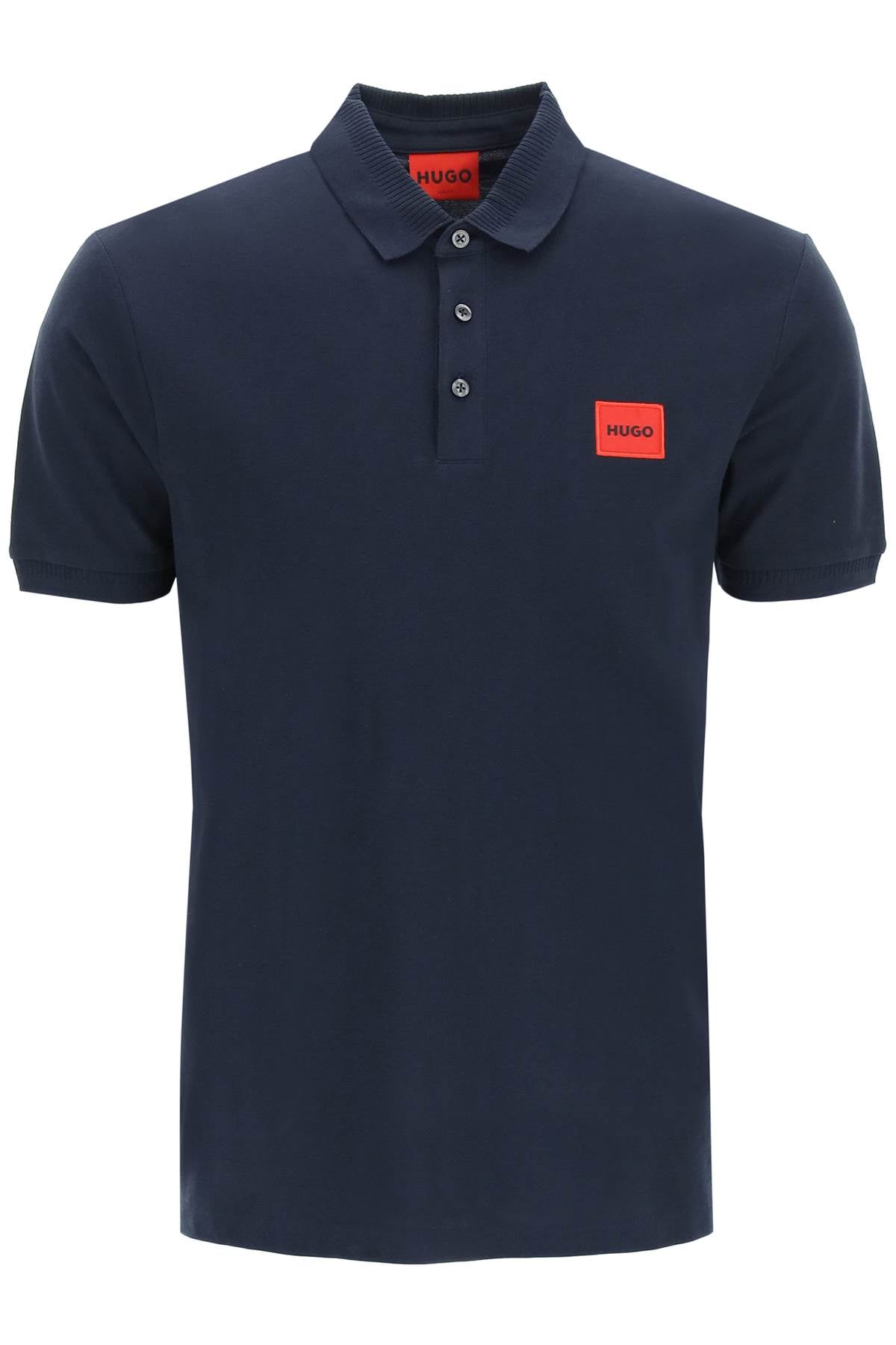 Hugo Slim Fit Polo Shirt-Hugo-Blue-S-Urbanheer