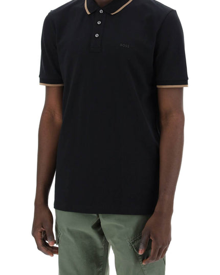 Boss 'contrast trim parlay polo shirt