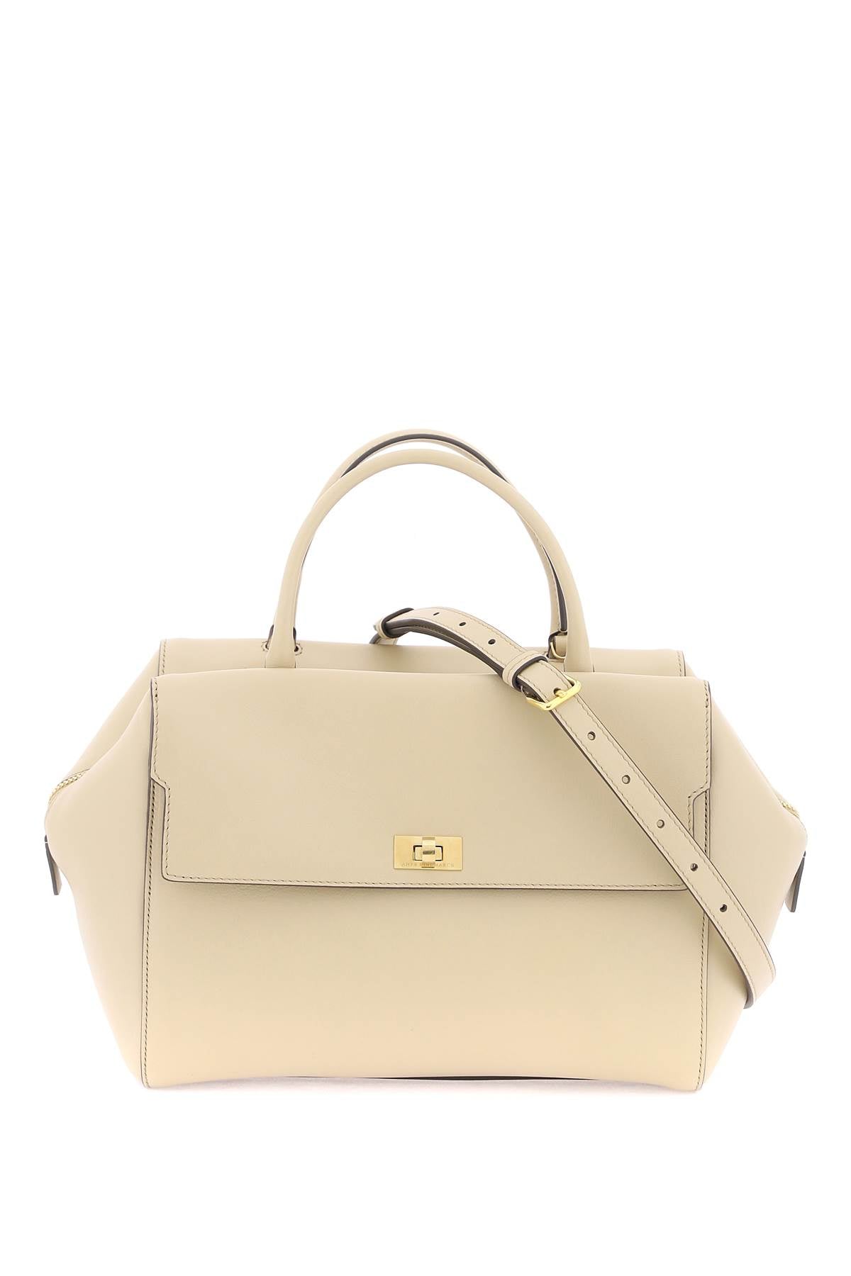 Anya Hindmarch Seaton Handbag Beige-Anya Hindmarch-os-Urbanheer