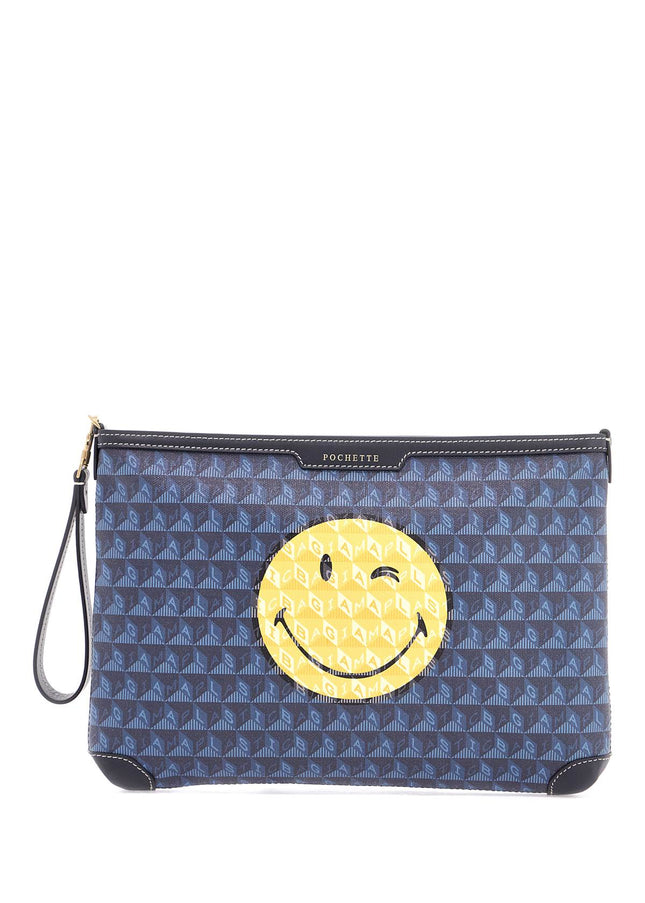 Anya Hindmarch i am a plastic bag eyes pochette