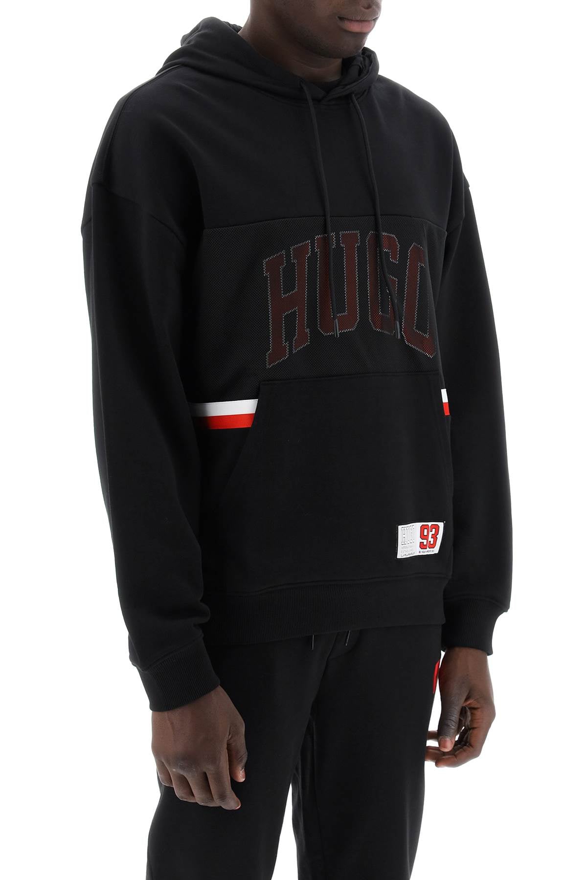 Hugo relaxed fit hoodie sweatshirt Black-sweatshirt-Hugo-Urbanheer