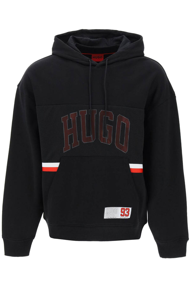 Hugo relaxed fit hoodie sweatshirt Black-sweatshirt-Hugo-S-Urbanheer