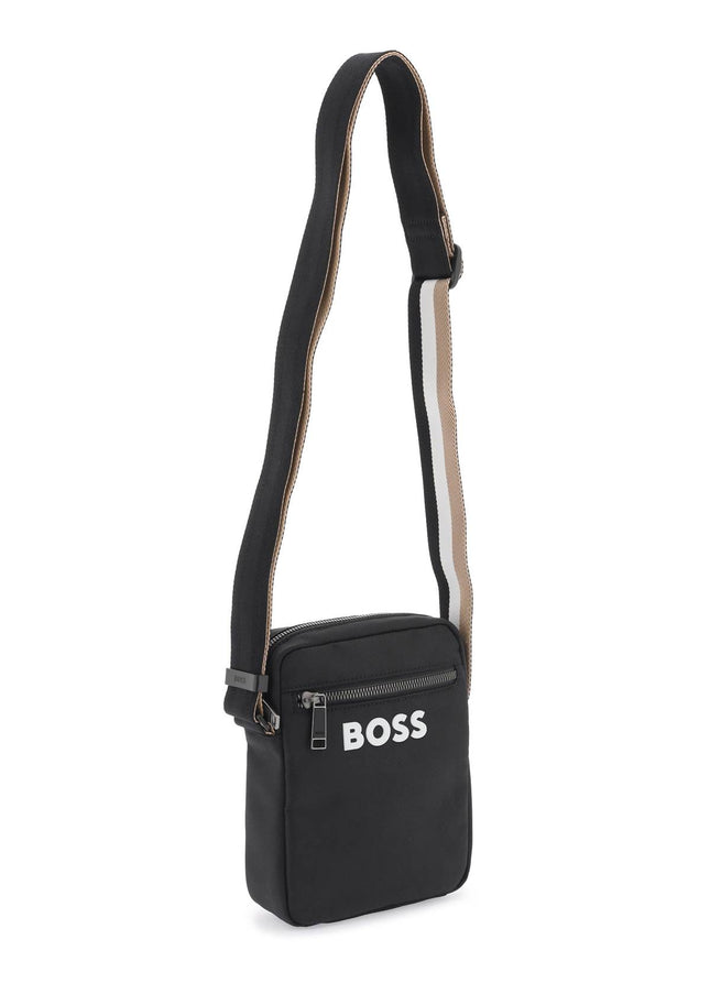 Boss shoulder bag with rubberized logo-Bag-Boss-os-Urbanheer