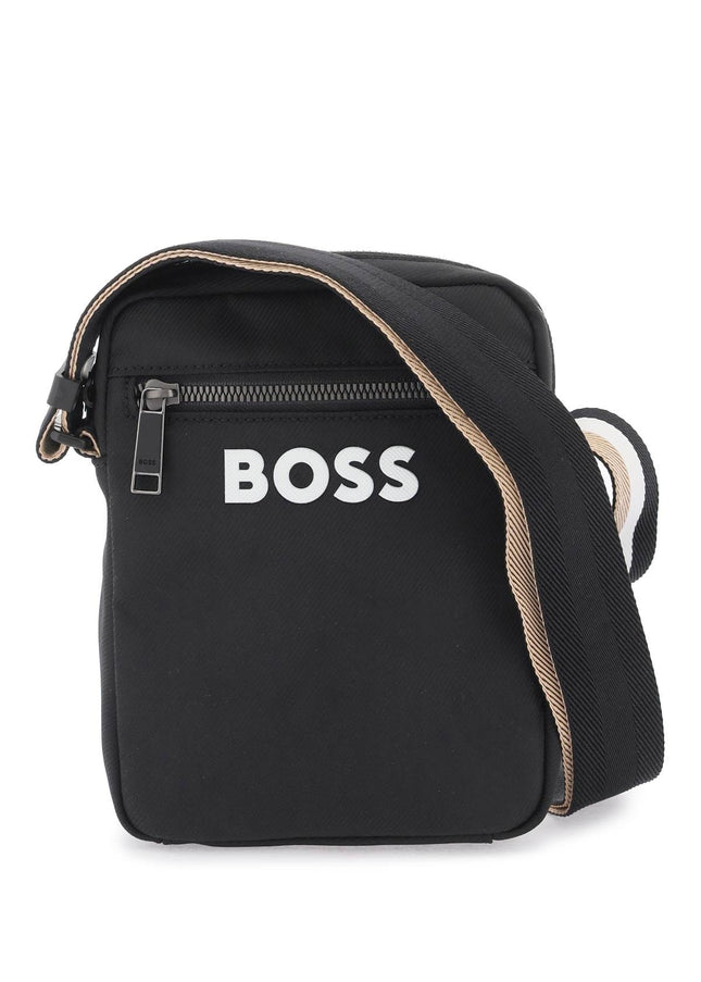 Boss shoulder bag with rubberized logo-Bag-Boss-os-Urbanheer