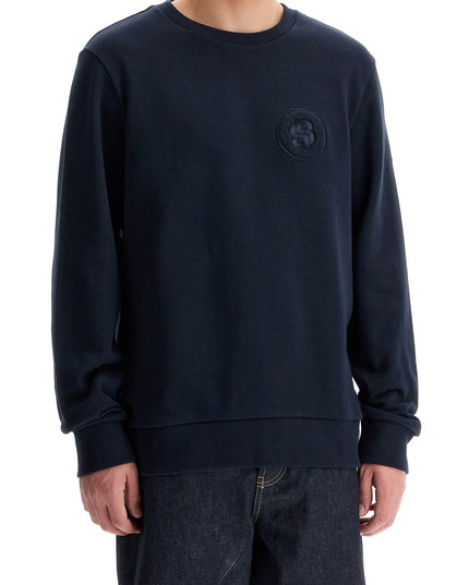 Boss crewneck sweatshirt with double mon