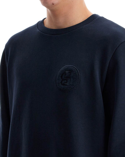 Boss crewneck sweatshirt with double mon