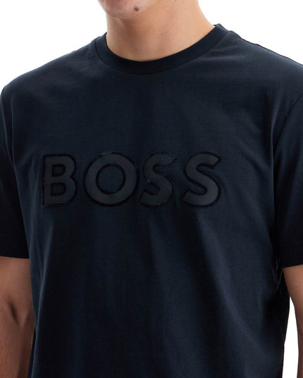 Boss t-shirt with patch logo design