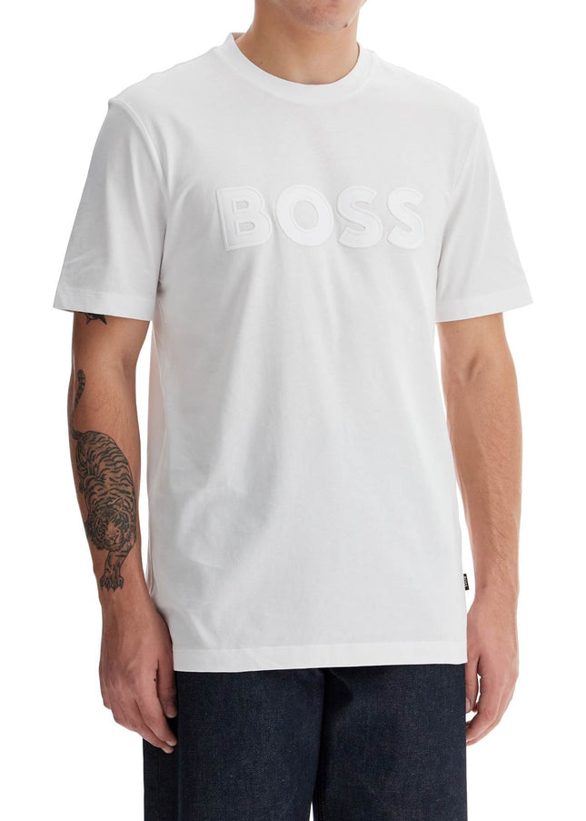 Boss t-shirt with patch logo design