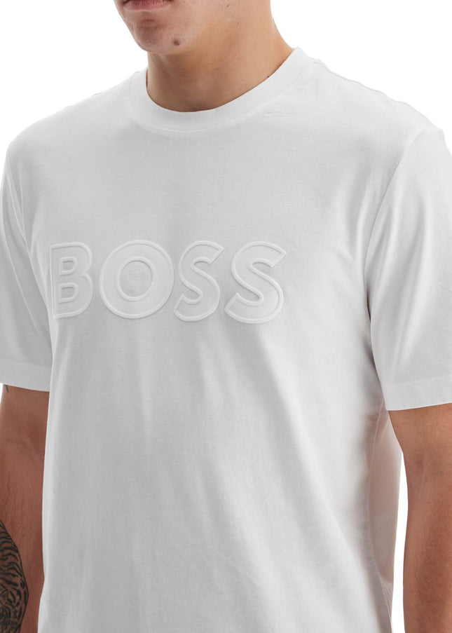 Boss t-shirt with patch logo design